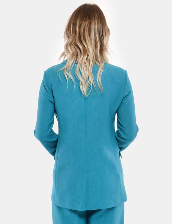 Blazer Vougue senza allacciatura - 100% poliestereLa modella indossa la taglia S ed è alta 168 cm e la vestibilità è regola