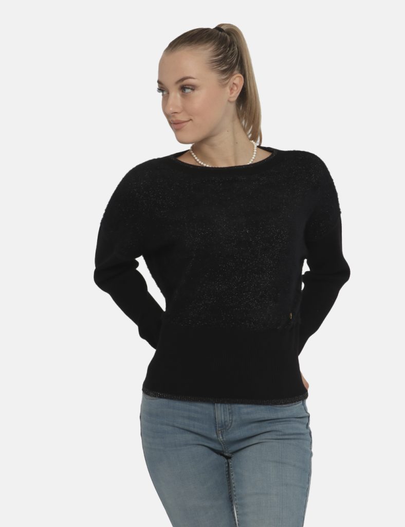 Yes Zee donna outlet - Maglione Yes Zee nero