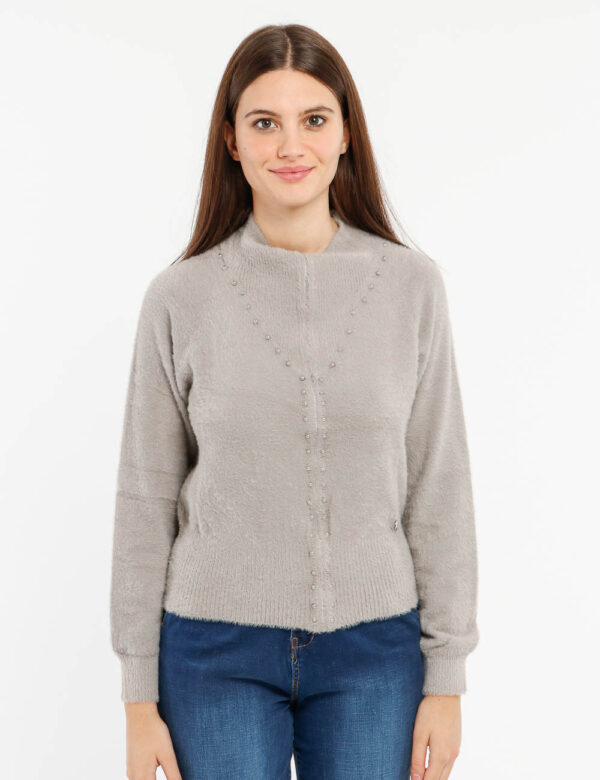 Maglione Yes Zee con zip - 100% poliammideLa modella indossa la taglia S ed è alta 178 cm e la vestibilità è asciuttaUn magl
