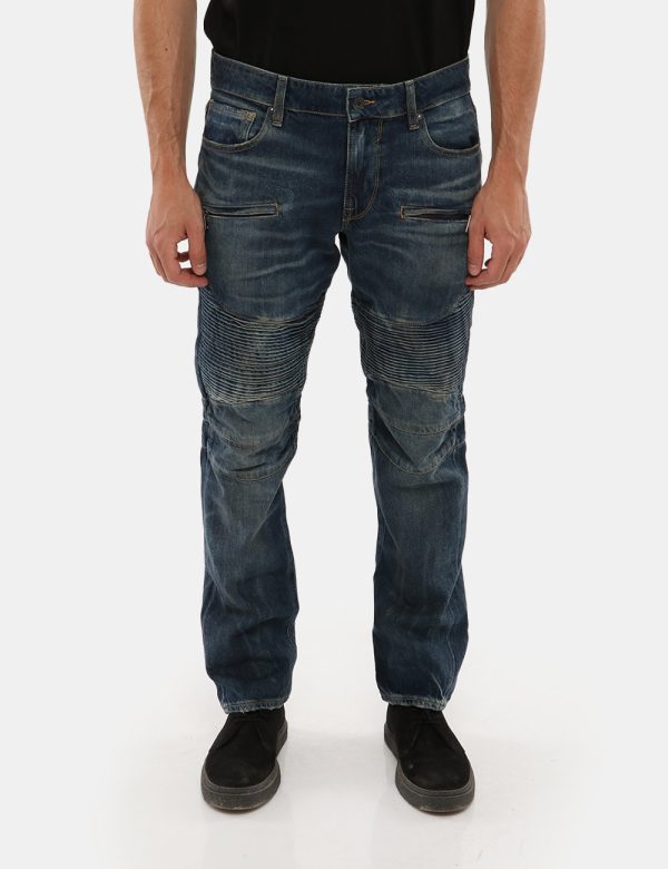 Jeans Guess con zip - 100% cotoneIl modello indossa la taglia 32 lunghezza 32 ed è alto 184 cm e la vestibilità è regolare.