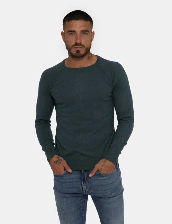 Maglione Ottanio Yes Zee - COMPOSIZIONE E VESTIBILITÀ:30% poliammide 31% acrilica 20% lana 11% poliestereIl modello è alto 1