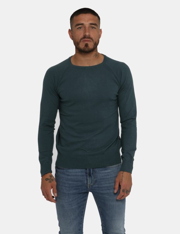 Maglione Ottanio Yes Zee - COMPOSIZIONE E VESTIBILITÀ:30% poliammide 31% acrilica 20% lana 11% poliestereIl modello è alto 1