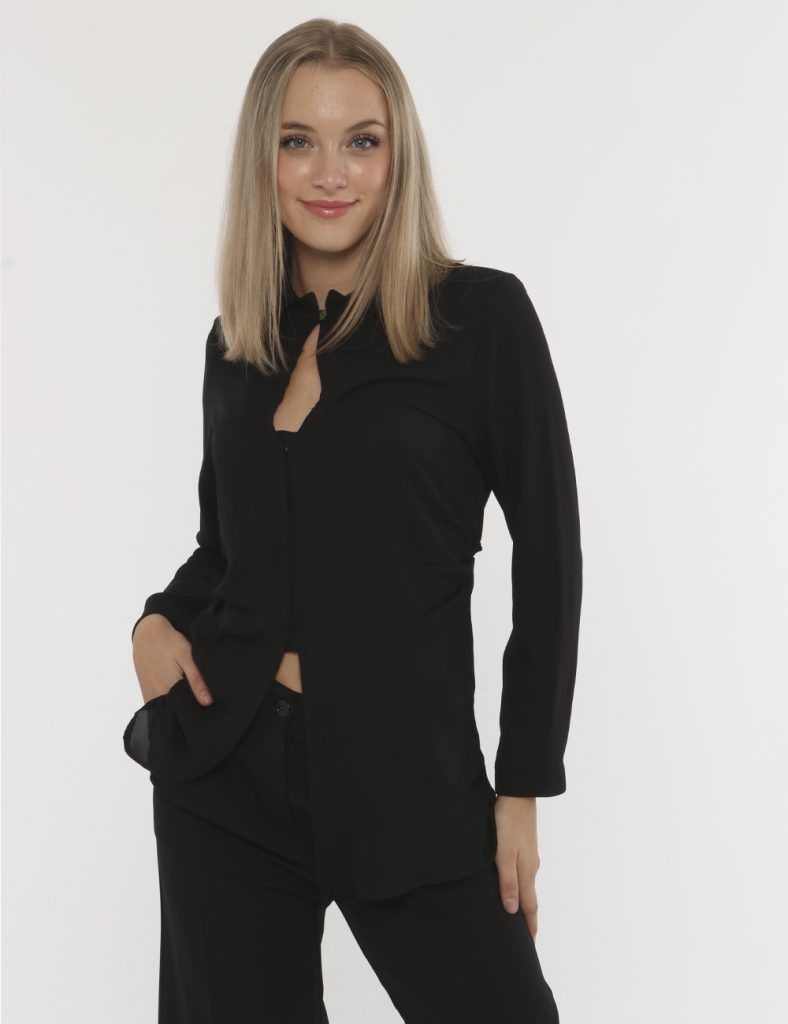 Camicia bluse elegante da donna scontata - Camicia Vougue nero