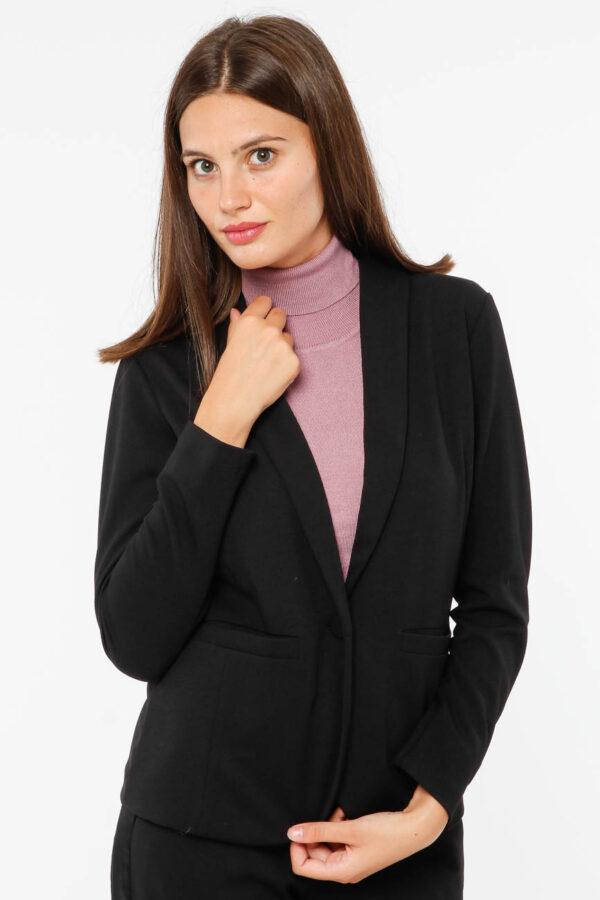 Blazer Maison Espin con tasche - 95% poliestere 5% elastinaLa modella indossa la taglia S ed è alta 178 cm e la vestibilità