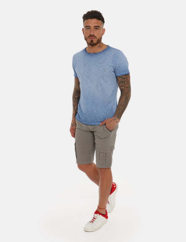 Bermuda Fifty Four grigio scuro - COMPOSIZIONE E VESTIBILITÀ:98% cotone 2% elastaneIl modello è alto 178 cm e indossa la tag