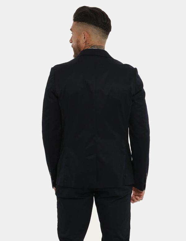 Giacca Antony Morato blu - COMPOSIZIONE E VESTIBILITÀ:composzioneIl modello è alto 178 cm e indossa la taglia 50. La vestibi