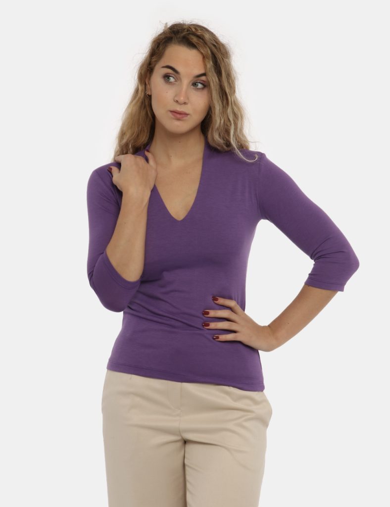 Abbigliamento donna scontato - Top Vougue viola