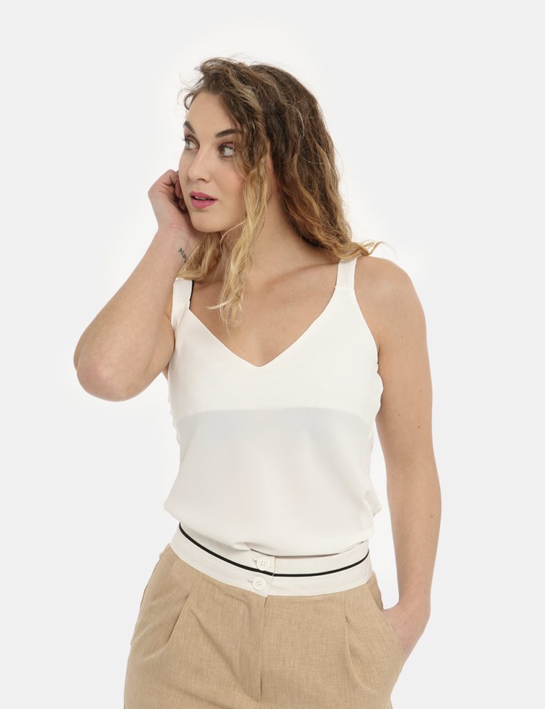 Abbigliamento donna scontato - Top Vougue bianco