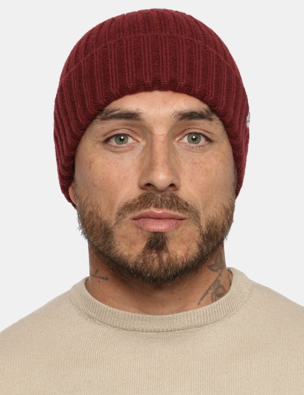 Cappello Concept83 bordeaux - COMPOSIZIONE E VESTIBILITÀ:100% acrilicoCONSIGLI DI STILE:Cappello unisex modello berretto in