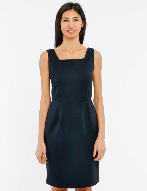 Vestito Vougue smanicato - 77% poliestere 17% viscosa 6% elastinaLa modella indossa la taglia S ed è alta 178 cm e la vestib