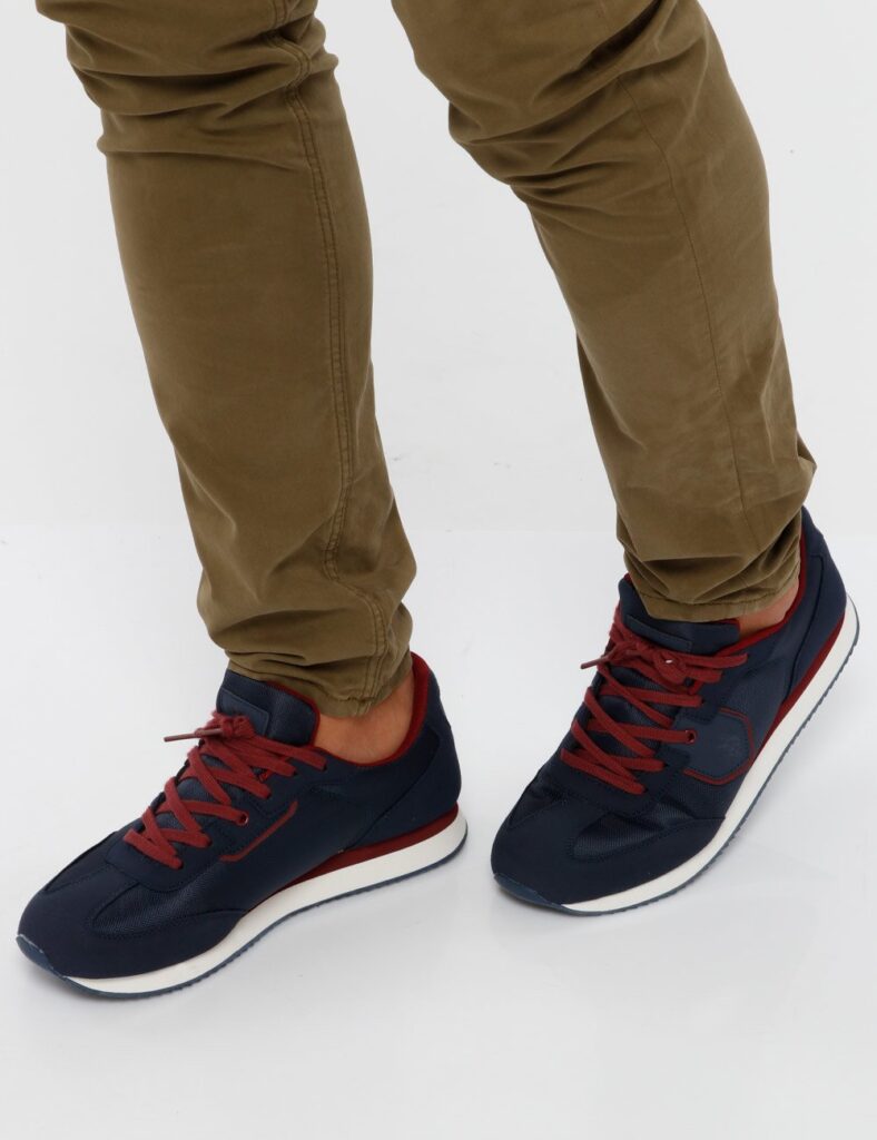 Sneakers da uomo - Scarpa U.S. Polo Assn. con dettagli a contrasto