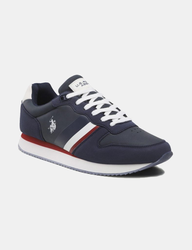 Scarpe firmate da uomo - Scarpe Us Polo blu/rosso