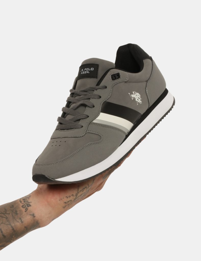 Scarpe Us Polo grigio/nero - COMPOSIZIONE E VESTIBILITÀ:Materiali tessili e altre materieIl modello calza il numero 44 e la