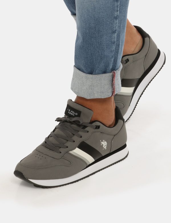 Scarpe Us Polo grigio/nero - COMPOSIZIONE E VESTIBILITÀ:Materiali tessili e altre materieIl modello calza il numero 44 e la