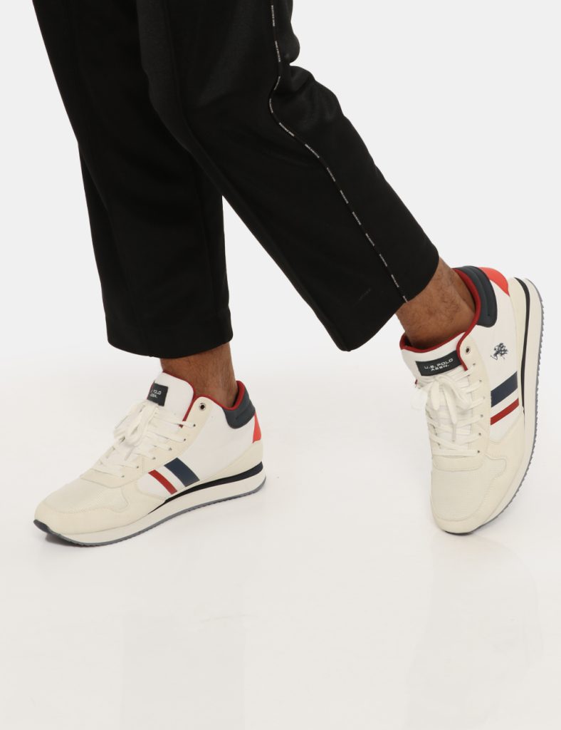 Sneakers da uomo - Scarpe US Polo bianco/blu/rosso