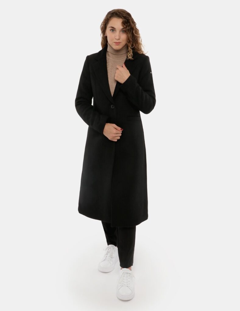 Yes Zee donna outlet - Cappotto Yes Zee lungo in misto lana
