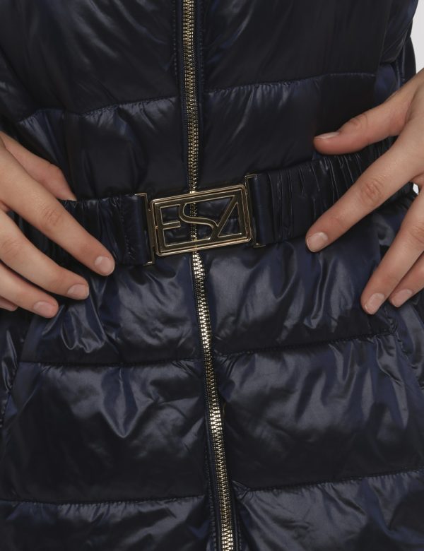 Piumino Blu Yes Zee - COMPOSIZIONE E VESTIBILITÀ:Tessuto 100% poliammide Imbottitura 90% poliestere 10% piuma La modella è a