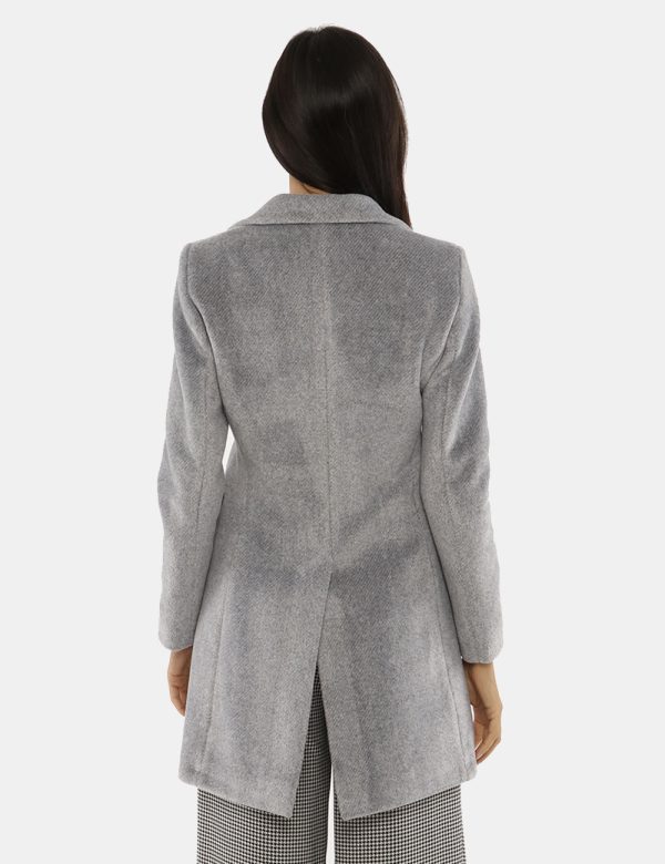 Cappotto Vogue melange - 100% poliestereLa modella indossa la taglia S e la vestibilità del capo è regolare. Spalle: 39cm Ma