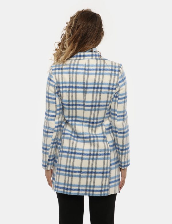Cappotto Vogue a quadri - 100% poliestereLa modella indossa la taglia S e la vestibilità del capo è regolare. Spalle: 38cm
