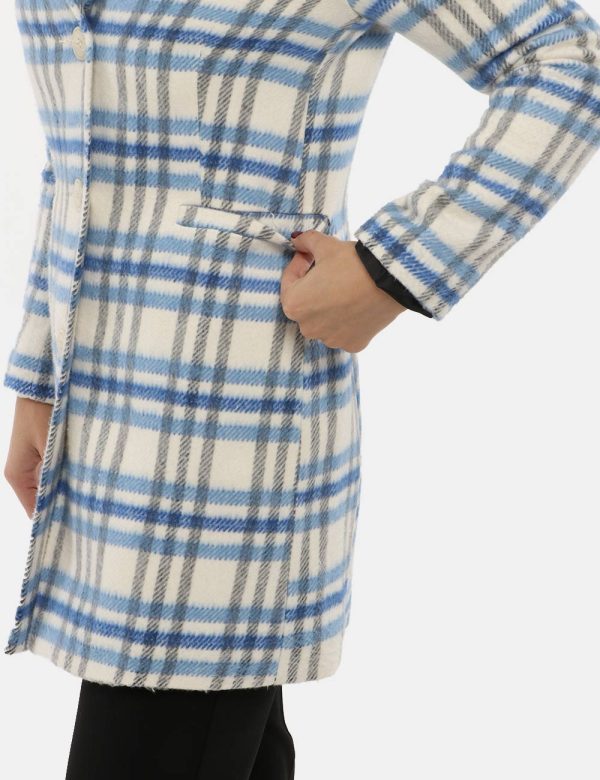 Cappotto Vogue a quadri - 100% poliestereLa modella indossa la taglia S e la vestibilità del capo è regolare. Spalle: 38cm