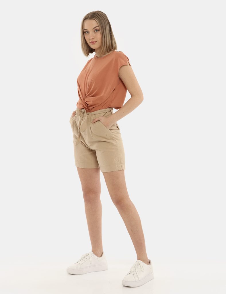 Yes Zee donna outlet - Short Yes Zee beige
