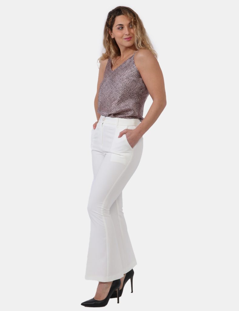 Yes Zee donna outlet - Pantaloni Yes Zee Bianco