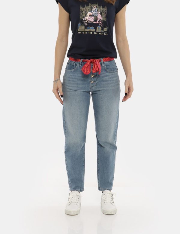 Jeans Yes Zee jeans denim - COMPOSIZIONE E VESTIBILITÀ:100% cotoneLa modella è alta 170 cm e indossa la taglia S. La vestibi