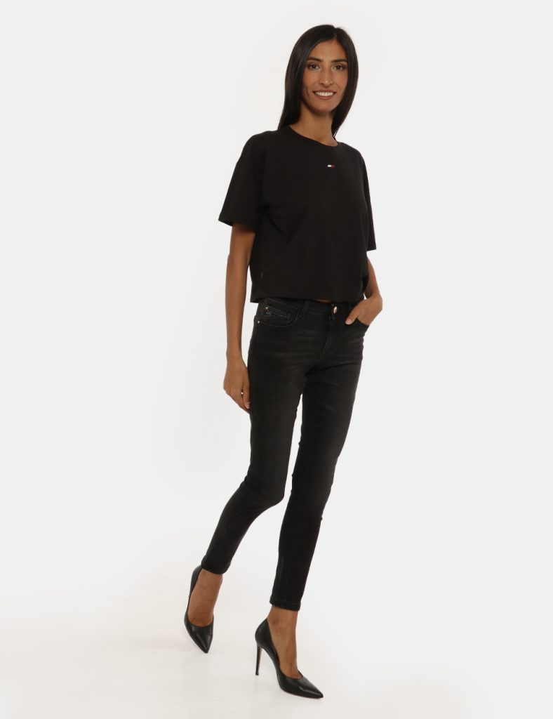 Yes Zee donna outlet - Jeans Yes Zee nero