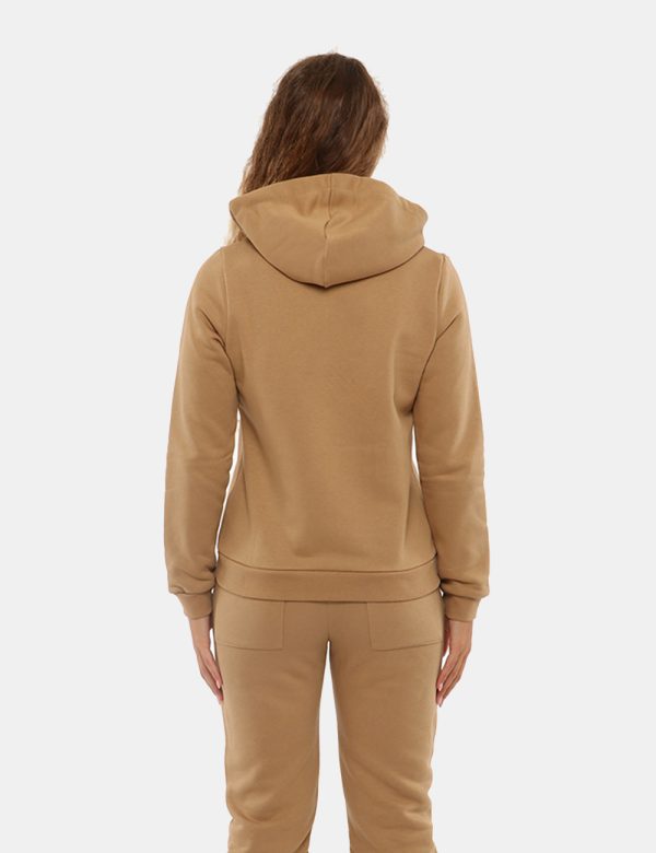Felpa Concept83 con zip e cappuccio - 65% cotone 35% poliestereLa modella indossa la taglia S ed è alta 168 cm e la vestibi