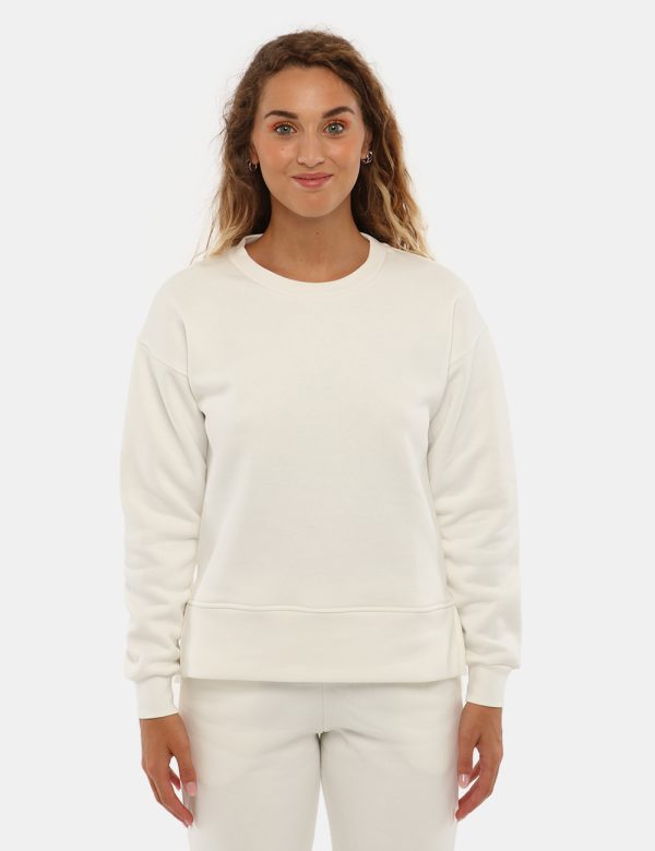 Felpa Concept83 girocollo - 65% cotone 35% poliestereLa modella indossa la taglia S ed è alta 168 cm e la vestibilità è reg