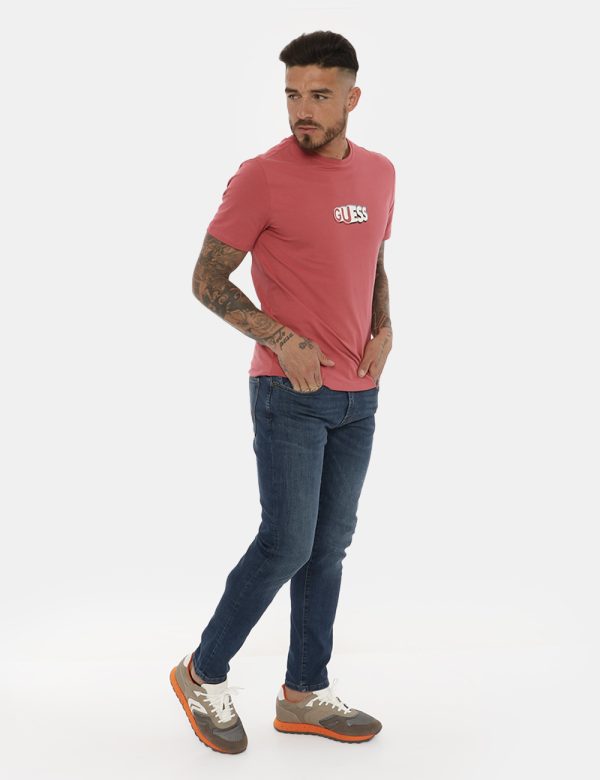 Jeans Yes Zee blu denim - COMPOSIZIONE E VESTIBILITÀ:98% cotone 2% elastante Il modello è alto 178 cm e indossa la taglia 3