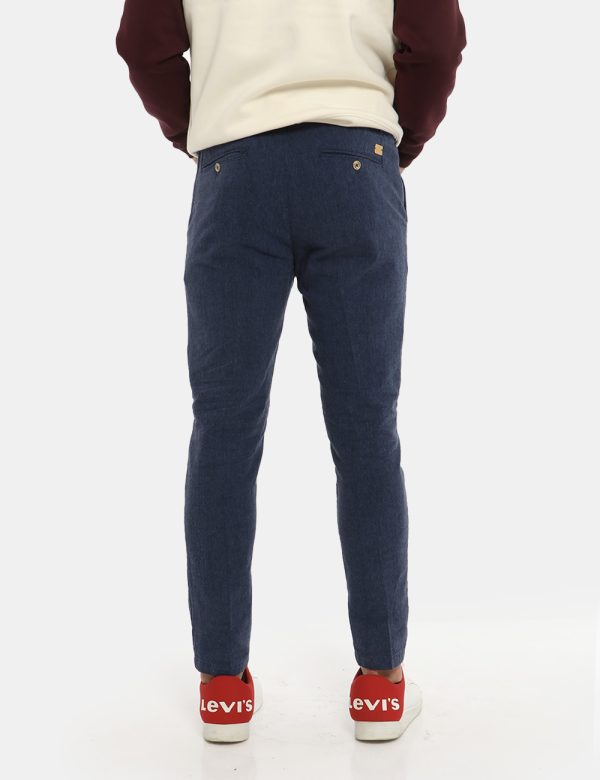 Borsa Yes Zee blu denim - COMPOSIZIONE E VESTIBILITÀ:55% lino 45% cotoneIl modello è alto 178 cm e indossa la taglia 32. La