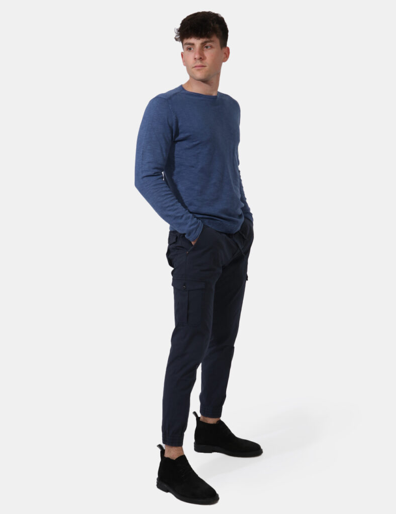 Outlet pantaloni uomo scontati - Pantaloni Yes Zee Blu