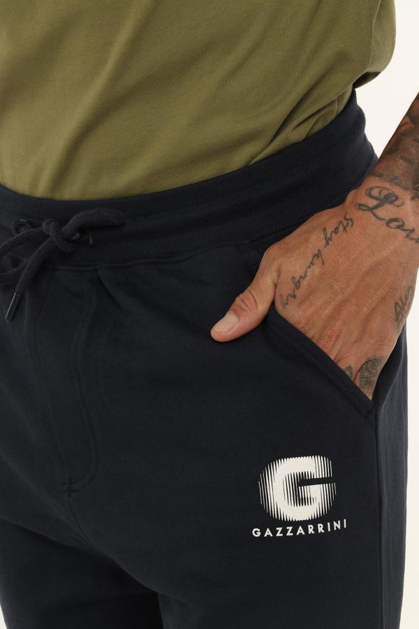 Bermuda Gazzarrini blu - COMPOSIZIONE E VESTIBILITÀ:100% cotoneIl modello è alto 178 cm e indossa la taglia L. La vestibilit