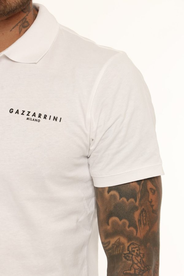 T-shirt Gazzarrini bianco - COMPOSIZIONE E VESTIBILITÀ:100% cotoneIl modello è alto 178 cm e indossa la taglia L. La vestibi