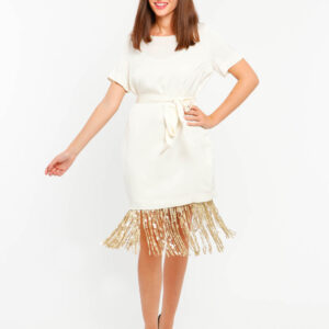 Vestito Twin Set federacon paillettes - Tessuto esterno: 100% poliestere - Fodera:100% poliestereLa modella indossa la tagli