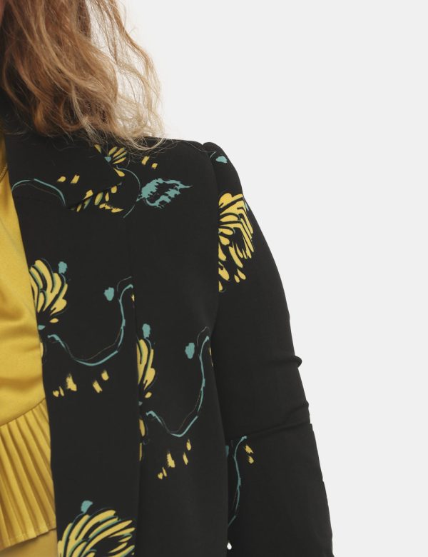 Blazer Sandro Ferrone fantasia - 100% poliestereLa modella indossa la taglia S ed è alta 170 cm e la vestibilità è regolare