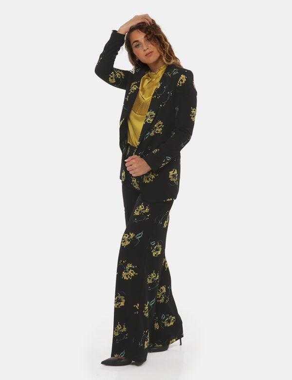 Pantalone Sandro Ferrone fantasia - 100% poliestereLa modella indossa la taglia S ed è alta 170 cm e la vestibilità è regola