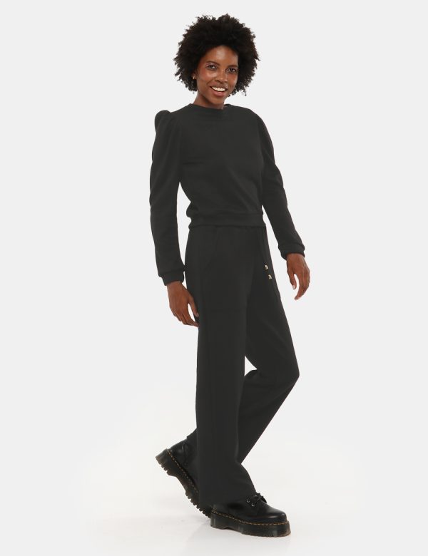 Pantalone Sandro Ferrone con tasche - 95% poliestere 5% elastinaLa modella indossa la taglia S ed è alta 170 cm e la vestibi