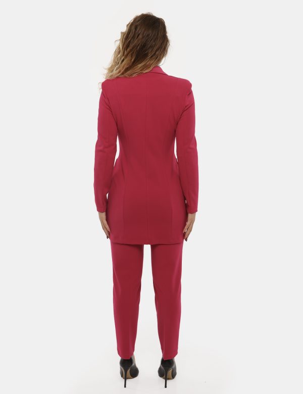 Blazer Vougue in crepe scuba in coordinato - 95% poliestere 5% elastanLa modella indossa la taglia S e la vestibilità del ca