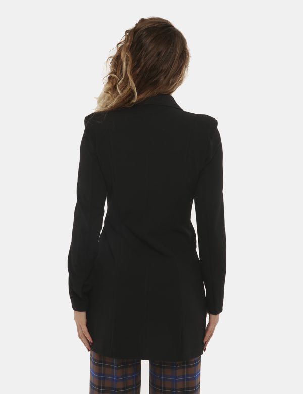 Blazer Vougue in crepe scuba in coordinato - 95% poliestere 5% elastanLa modella indossa la taglia S e la vestibilità del ca