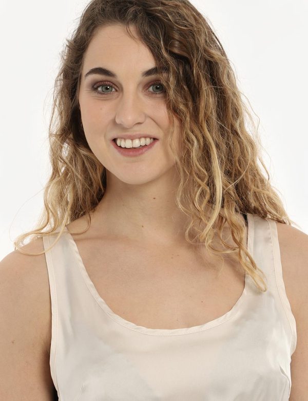 Top Yes Zee canotta écru - COMPOSIZIONE E VESTIBILITÀ:100% poliestereLa modella è alta 170 cm e indossa la taglia S. La vest