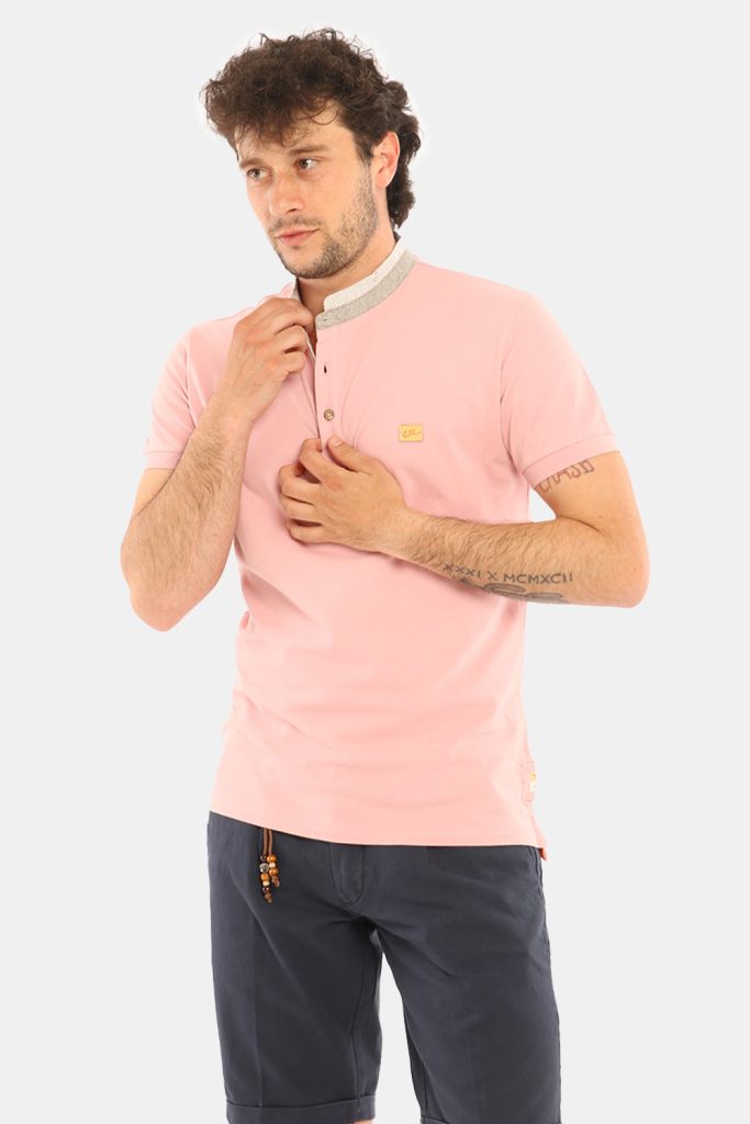 Abbigliamento uomo Yes Zee - T-shirt Yes Zee rosa
