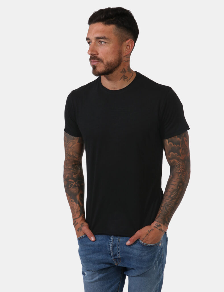 T-shirt uomo scontata - T-shirt Yes Zee Nero