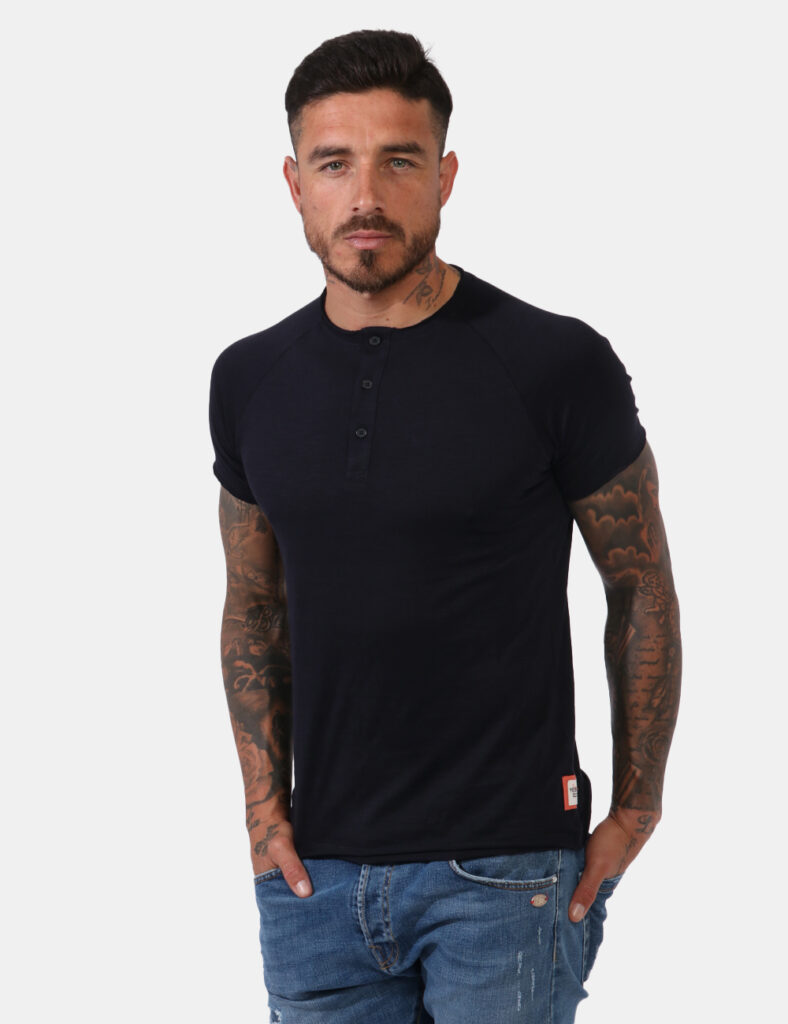 T-shirt e Polo da uomo Yes Zee  - T-shirt Yes Zee Blu