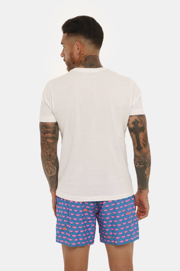 T-shirt Gazzarrini bianco - COMPOSIZIONE E VESTIBILITÀ:100% cotoneIl modello è alto 178 cm e indossa la taglia L. La vestib