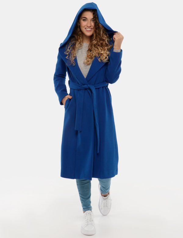 Cappotto Vougue lungo con cappuccio - 100% poliestereLa modella indossa la taglia S e la vestibilità del capo è regolare. Sp