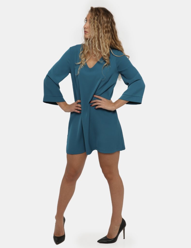 Abito da donna scontato - Vestito Vougue azzurro ottanio