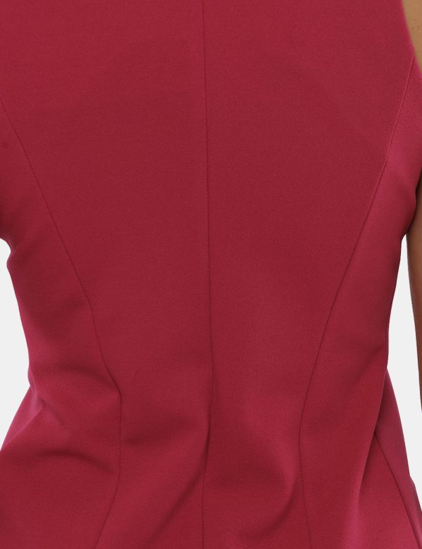 Vestito Vougue doppio petto - 95% poliestere 5% elastinaLa modella indossa la taglia S e la vestibilità è regolare. Lunghezz