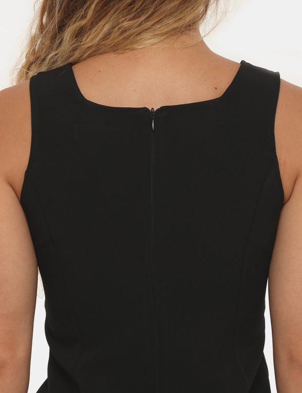 Vestito Vougue smanicato - 90% poliestere 10% elastinaLa modella indossa la taglia S ed è alta 170 cm e la vestibilità è reg